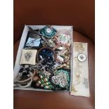 Box of costume Jewellery.