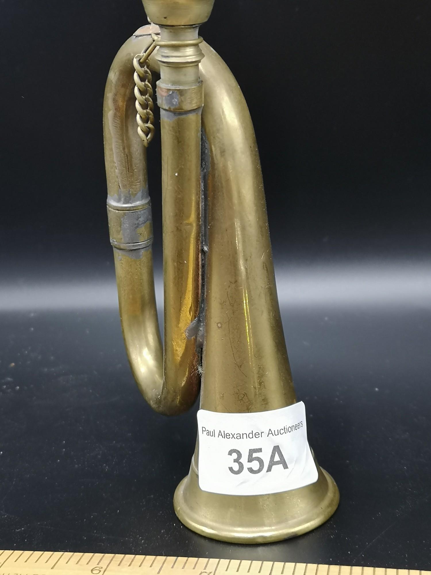 Small military bugle.