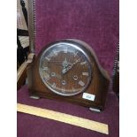 Art deco mantle clock with Westminster chime.