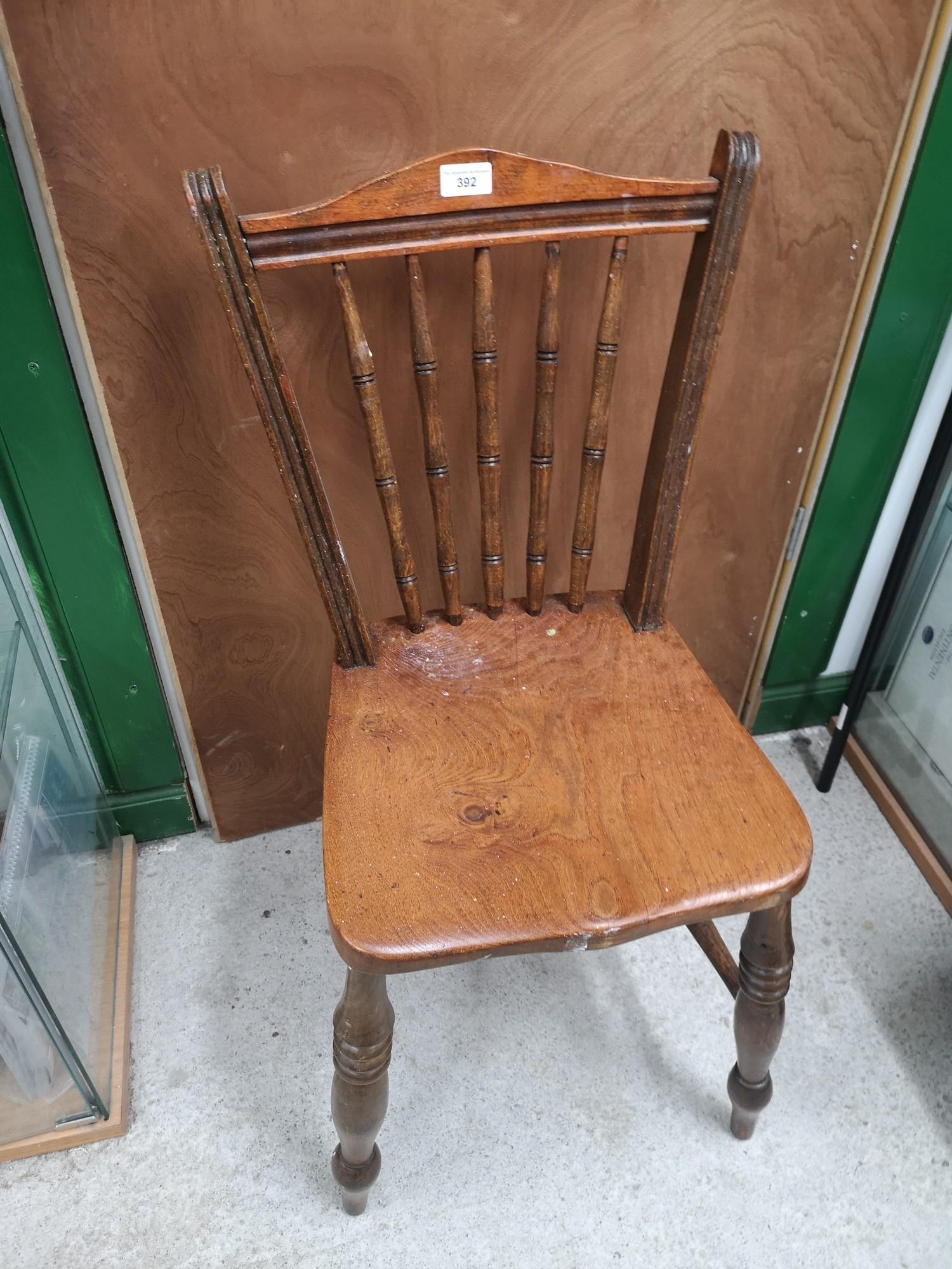 Antique farmhouse chair.