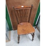 Antique farmhouse chair.