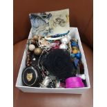 Box of costume Jewellery.