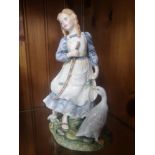 Royal doulton figure the goose girl hn 2419.