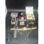 Lot of jewellery and watches etc.