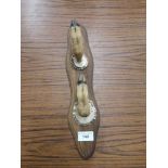 Antique taxidermy deer coat hanger.