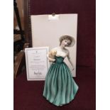 Royal doulton figure Eleanor Michael doulton exclusive 2003 hn 4463 with box and certificate. Signed