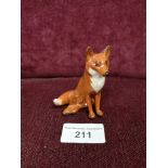 Beswick orange fox figure.