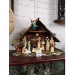 Vintage nativity scene.