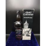 Bottle of Glen Catrine finest blended scotch whisky full and sealed with box.