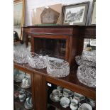 Lot of crystal bowls etc.