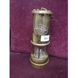 Cymru welsch brass miners lamp.