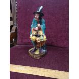 Royal doulton figure the mask seller. Hn2103.