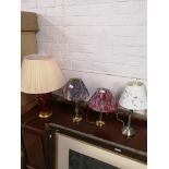 Lot of Table lamps..