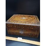Victorian jewellery box in need of attention.