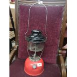 Vintage storm oil lamp..