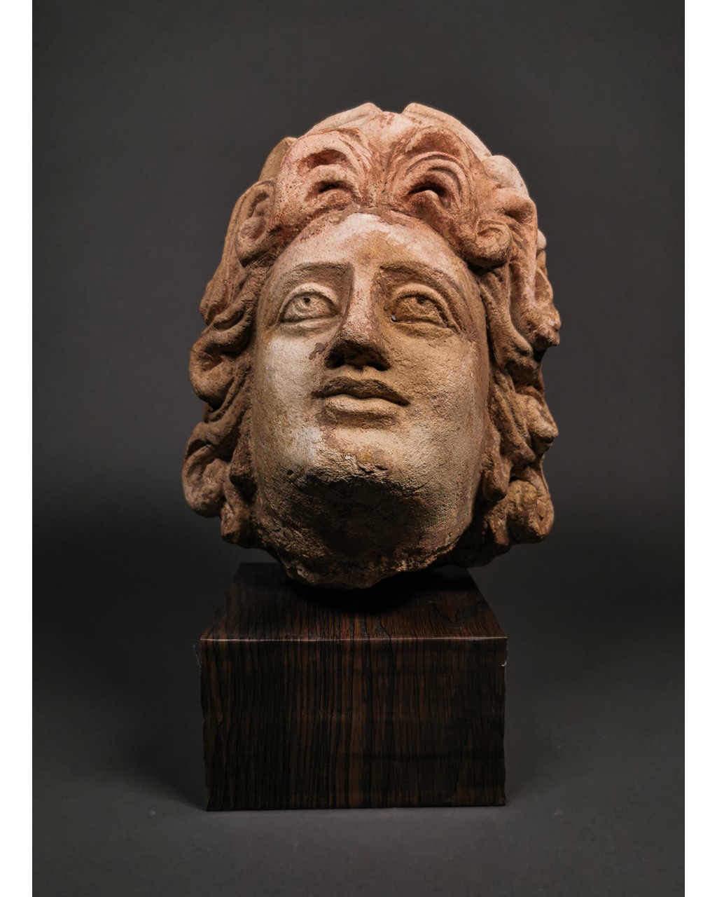 RARE GREEK LIMESTONE HEAD OF APOLLO - Image 3 of 6