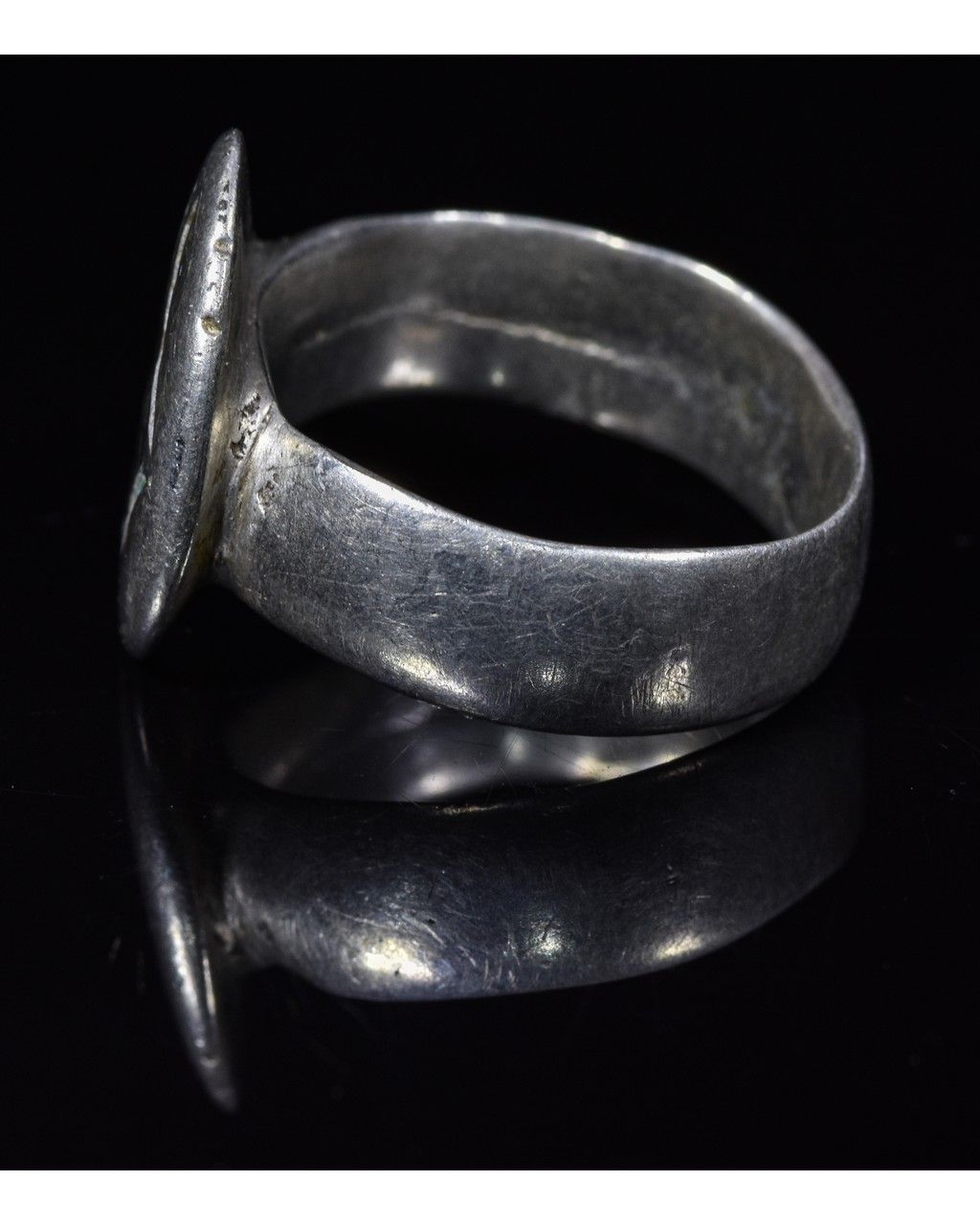 CRUSADERS PERIOD SILVER RING WITH STAR OF BETHLEHEM - Image 2 of 4