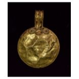 ROMAN GOLD BULLA PENDANT