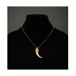 VIKING GOLD "TOOTH" PENDANT