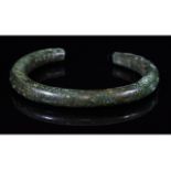 BRONZE AGE BRACELET- SUPERB PATINA