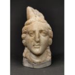 GREEK MARBLE FEMALE HEAD