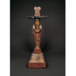 EGYPTIAN WOOD STATUE OF GOD PTAH