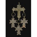 BYZANTINE BRONZE CROSS PENDANT