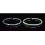 PAIR OF BRONZE AGE HALLSTATT BRACELETS