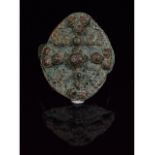 MEDIEVAL BRONZE DECORATED RING