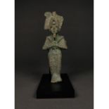 LARGE EGYPTIAN BRONZE OF OSIRIS