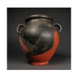 ANCIENT GREEK TERRACOTTA HANDLED JAR
