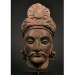 SUPERB GANDHARA HEAD OF BUDDHA