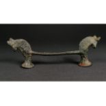 GREEK BRONZE HORSE HANDLE