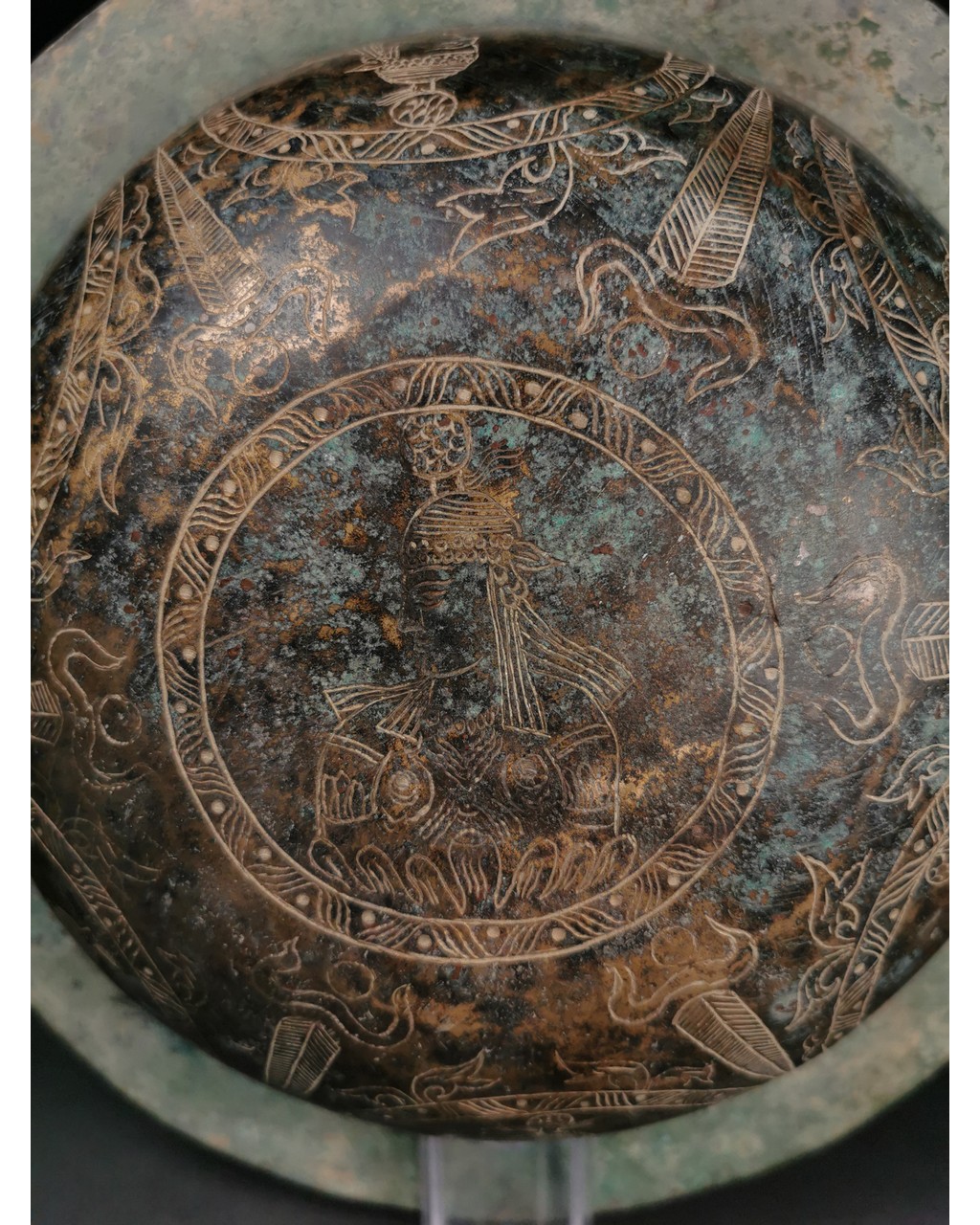 LARGE SASSANIAN BRONZE RITUAL BOWL - Image 2 of 10