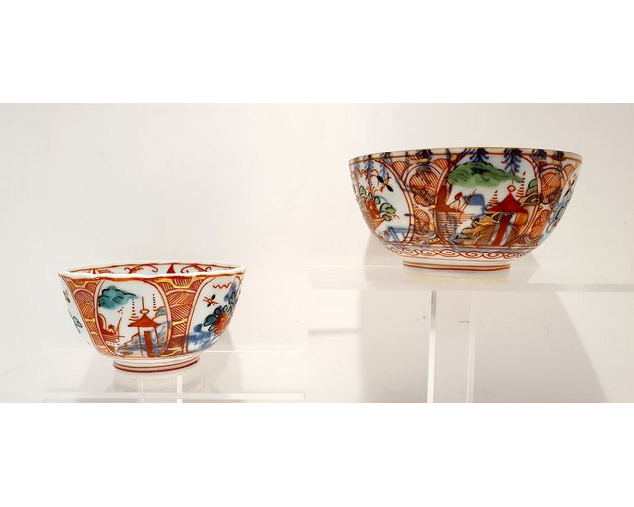 CHINESE QIANLONG PERIOD AMSTERDAM BENT BOWLS - RARE - Image 4 of 6