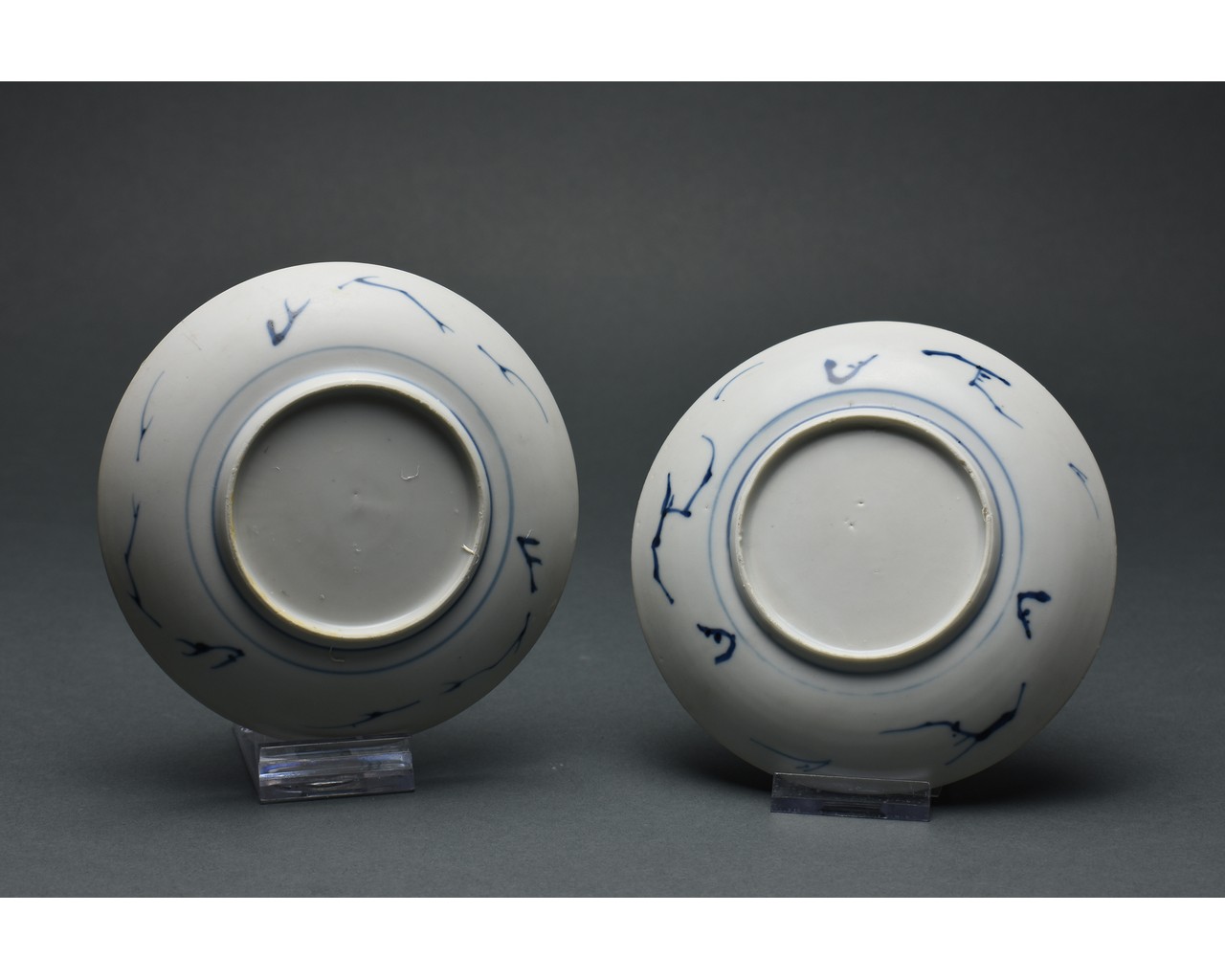 CHINESE QING BLUE AND WHITE PORCELAIN PLATES - Image 2 of 3