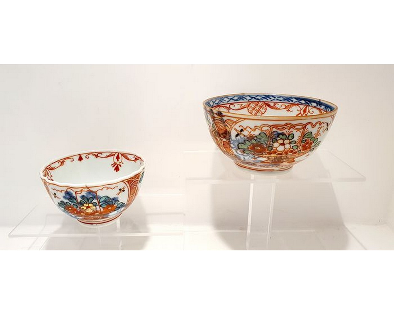 CHINESE QIANLONG PERIOD AMSTERDAM BENT BOWLS - RARE - Image 2 of 6