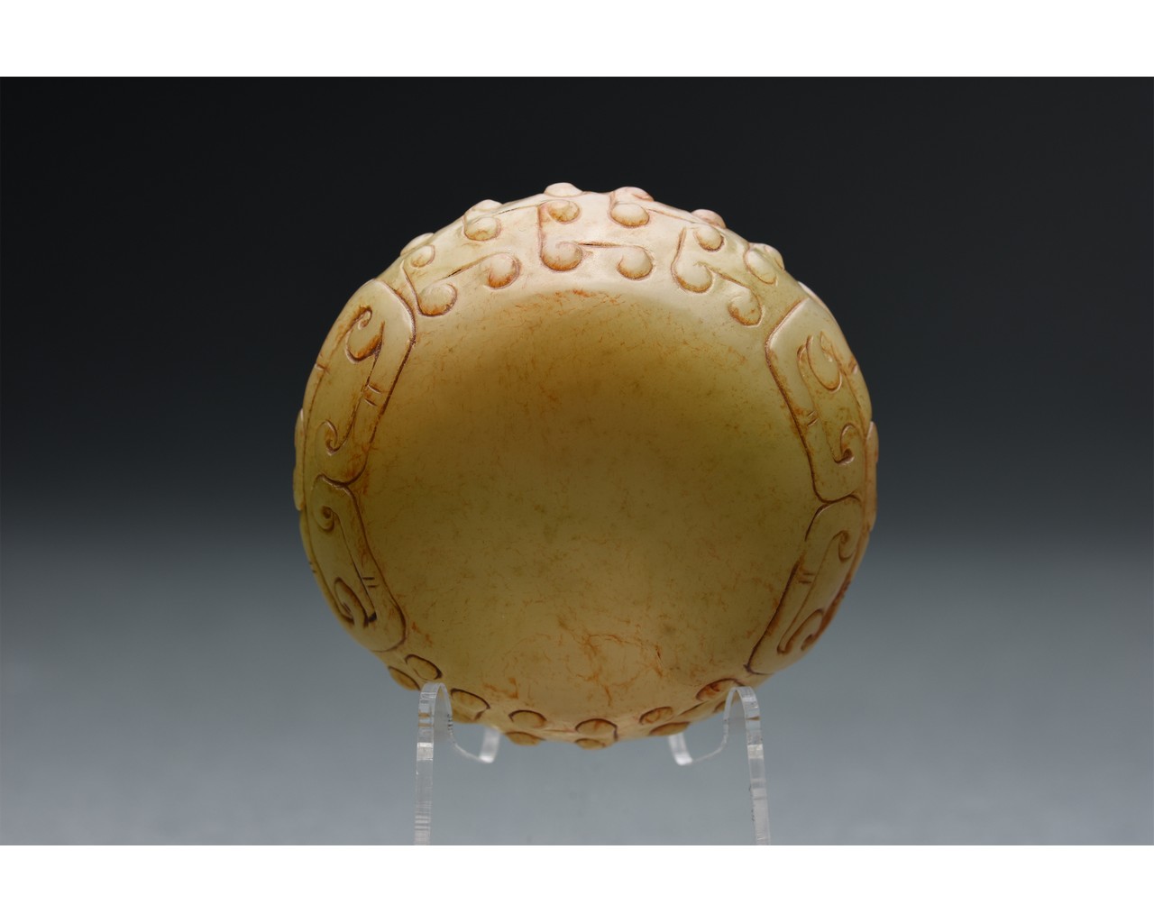 CHINESE CARVED JADE BRUSH WASHER - Image 2 of 4