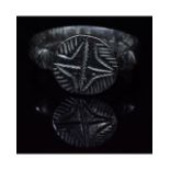 MEDIEVAL BRONZE RING WITH STAR OF BETHLEHEM