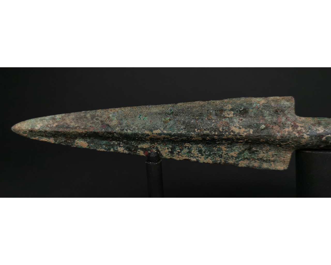 RARE ANCIENT GREEK HOPLITE BRONZE SPEAR - Image 2 of 4