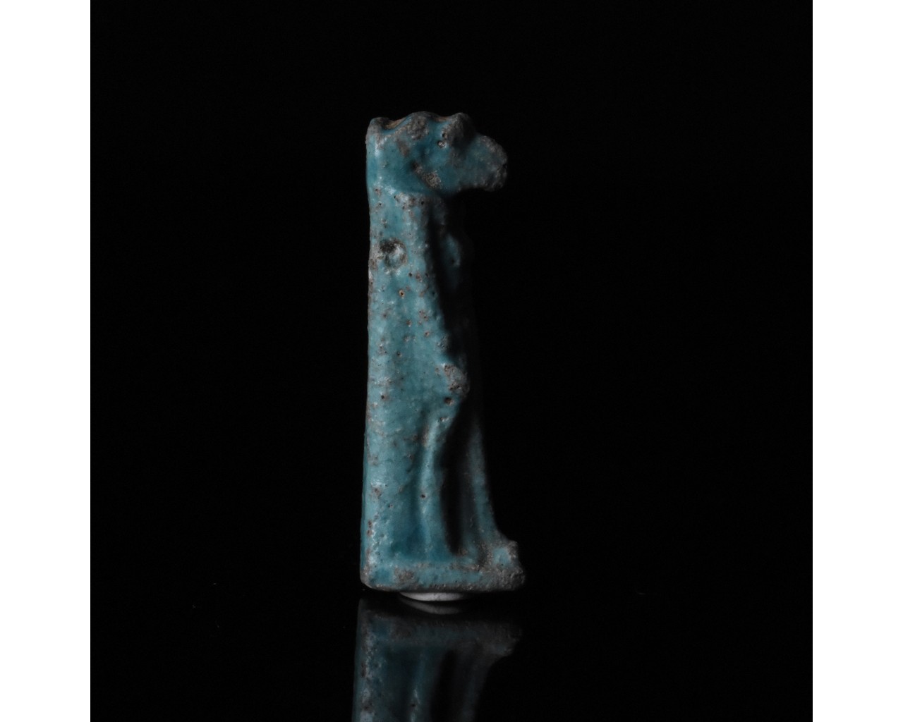 EGYPTIAN FAIENCE AMULET OF THOTH - Image 3 of 4