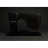 VIKING IRON BATTLE AXE ON STAND