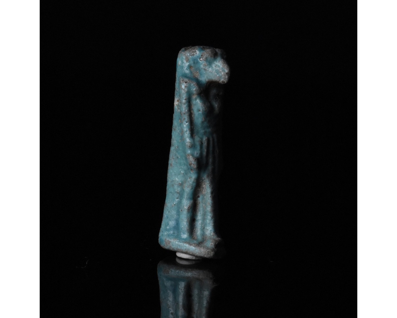 EGYPTIAN FAIENCE AMULET OF THOTH - Image 2 of 4