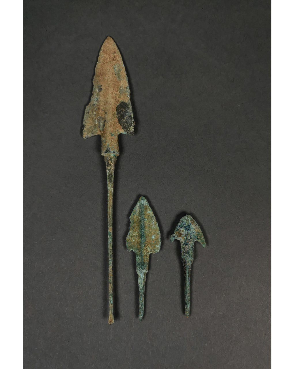 ANCIENT GREEK BRONZE SPEARS (3) - Image 2 of 3