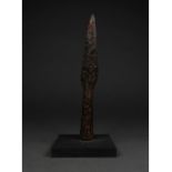 MEDIEVAL VIKING PERIOD IRON SPEAR ON STAND