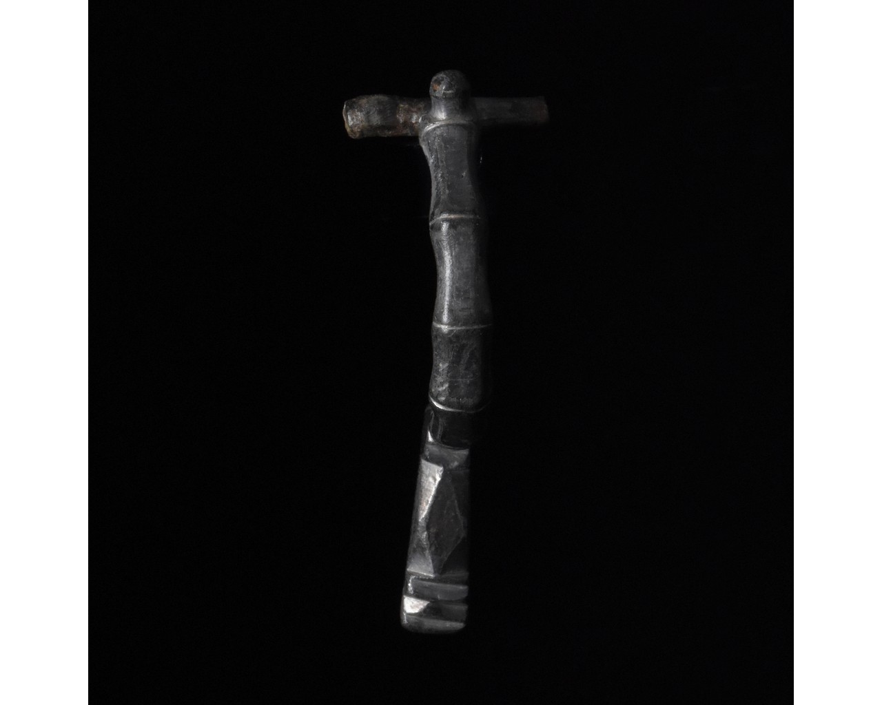 ROMAN SILVERED CROSSBOW BROOCH