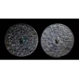 PAIR OF ROMAN MIRRORS