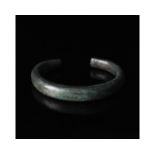 HEAVY BRONZE AGE BRACELET - SUPERB PATINA