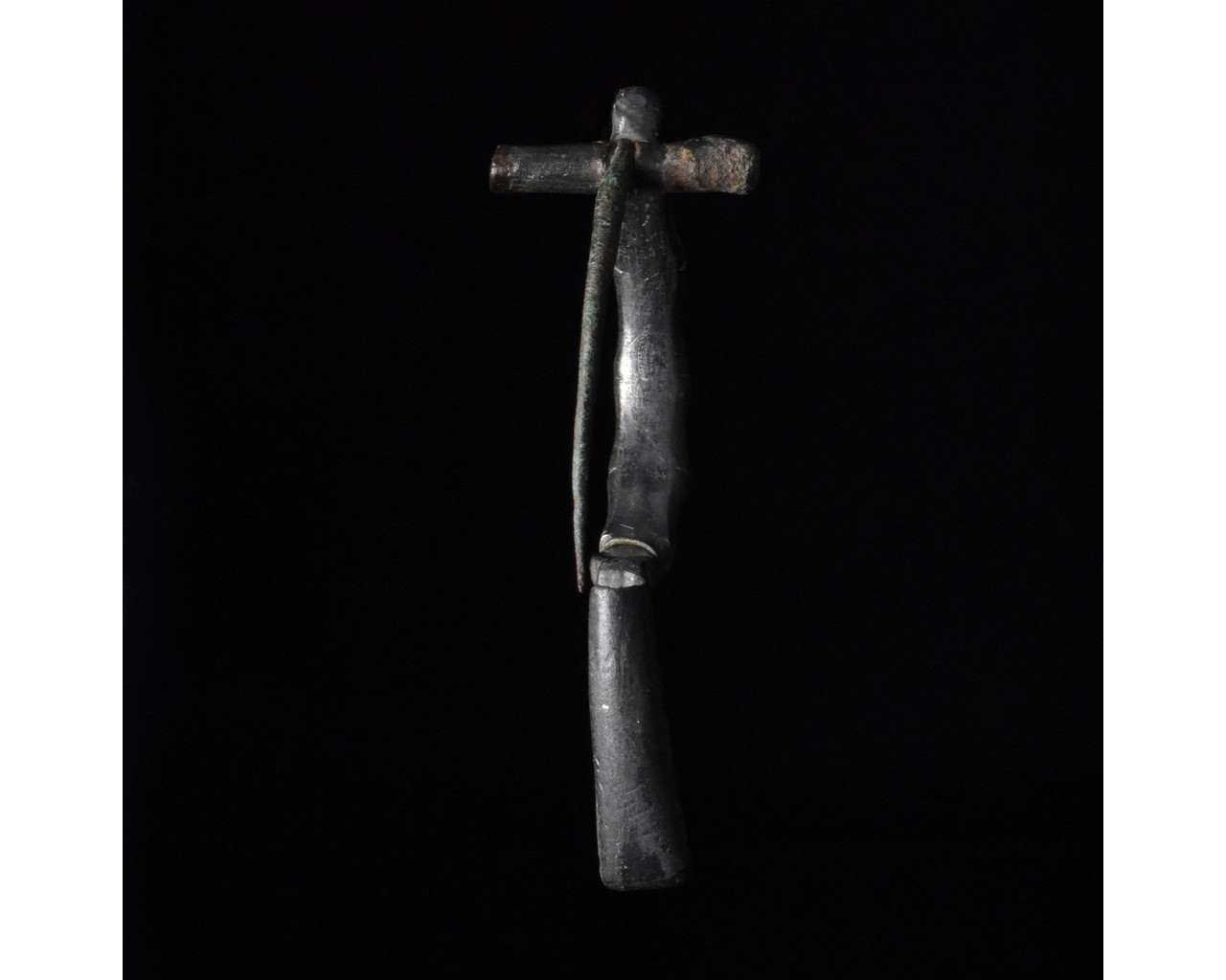 ROMAN SILVERED CROSSBOW BROOCH - Image 3 of 4