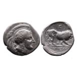 Ancient Greek AR didrachm Velia